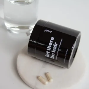 Evolis Let There Be Hair is a natural hair growth supplement for men and women who are experiencing hair shedding or thinning